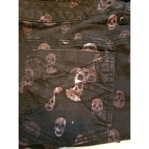 Royal Bones Jeans Purple Skulls Size 19 - Picture 6 of 6